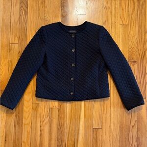 Ann Taylor Quilted Black Blazer